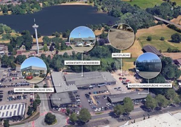 Luftbild mit Erläuterungen